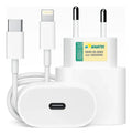 Carregador completo iPhone (fonte + cabo) Turbo 25w