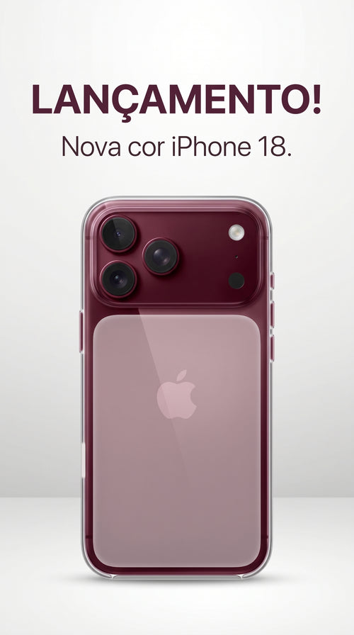 Capinha Acrílico Clear MagSafe iPhone 18