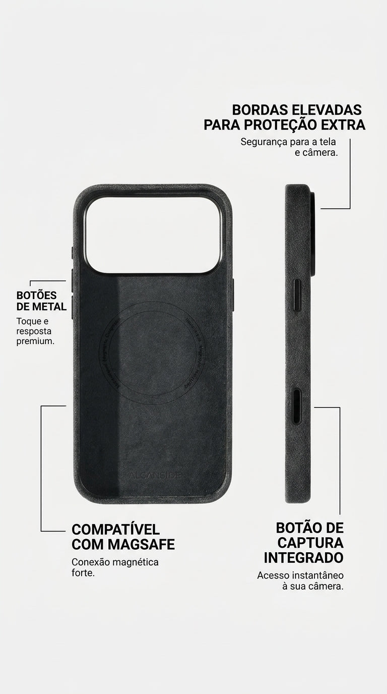 Capinha Alcântara Cinza Escuro